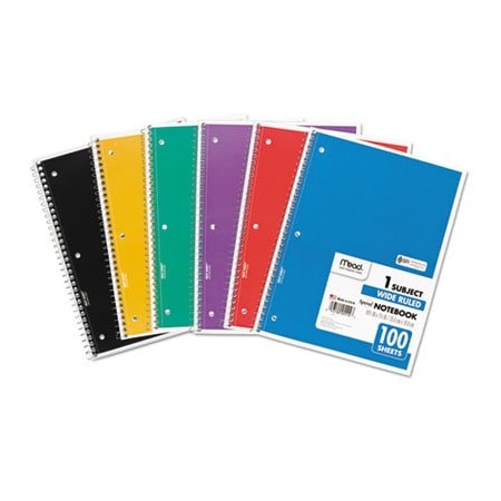 Mead Products NOTEBOOK, 10.5X8,100SH 05514